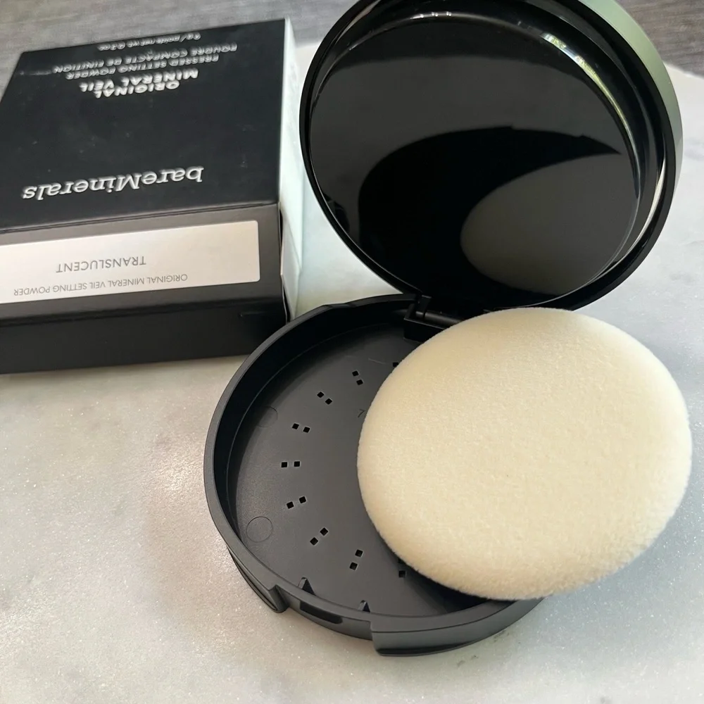 New NWT bareMinerals Original Mineral Veil Pressed Setting Powder TRANSLUCENT 9g